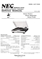 NEC AUP-7300-E - Service Manual